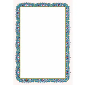 کاغذ تذهیب A4 مدل ابر و باد کد ۴۴۰ بسته ۱۰۰ عددی