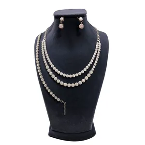 نیم ست نقره مدل فلاور کد005