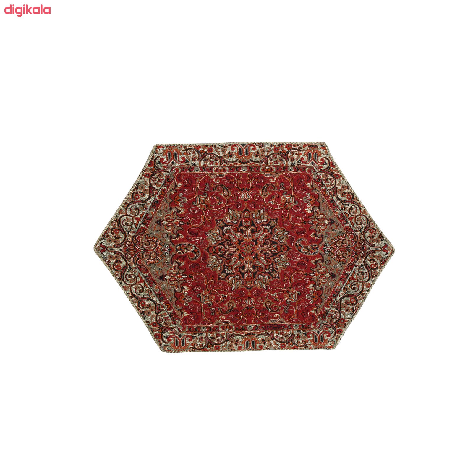 ست 5 تیکه رومیزی ترمه سنتی یزد مدل T10_94 main 1 2