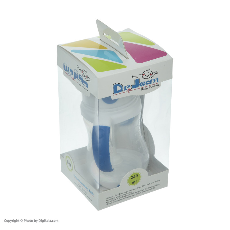 شیشه شیر دکترجین مدل B34 ظرفیت 240 میلی لیتر