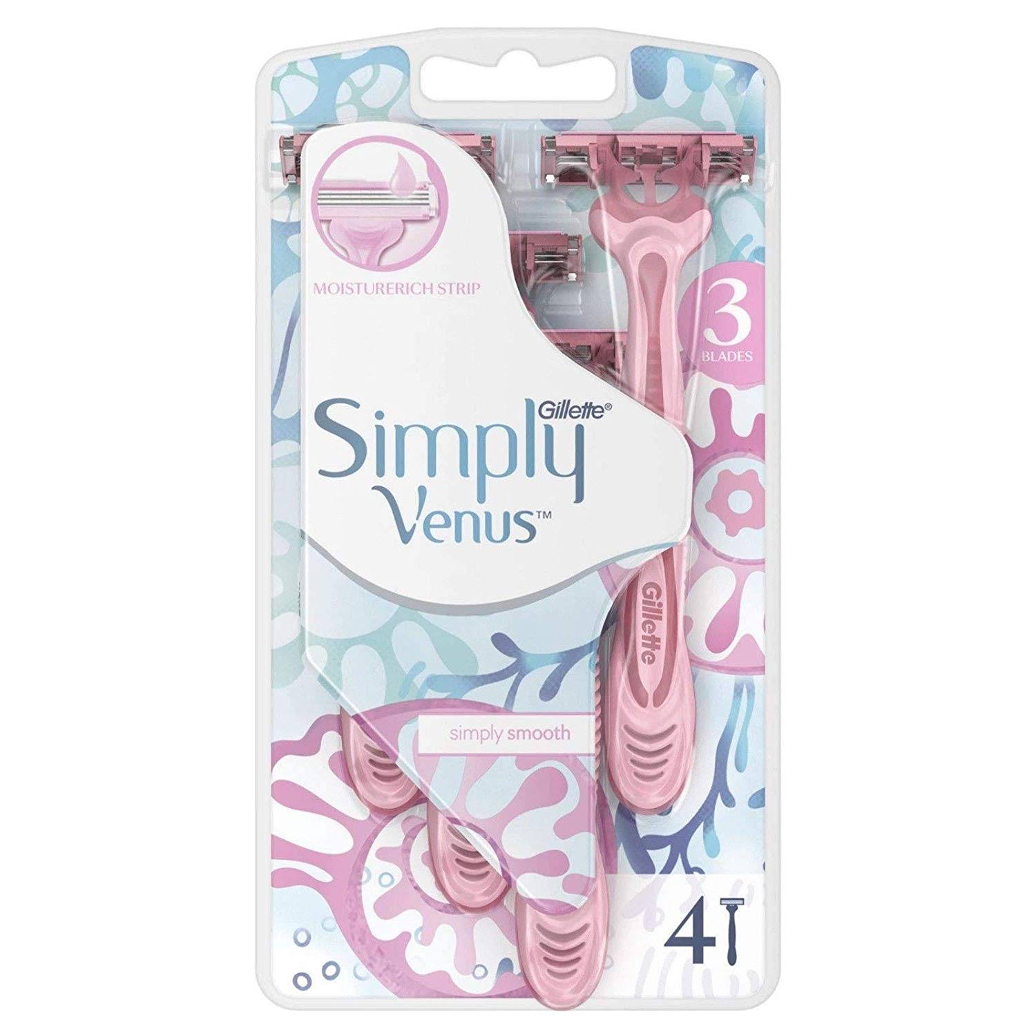 نقد و بررسی خود تراش ژیلت مدل Simply Venus 3 بسته 4 عددی توسط خریداران