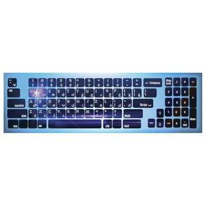 برچسب حروف فارسی کیبورد طرح رنگی کد DG-122