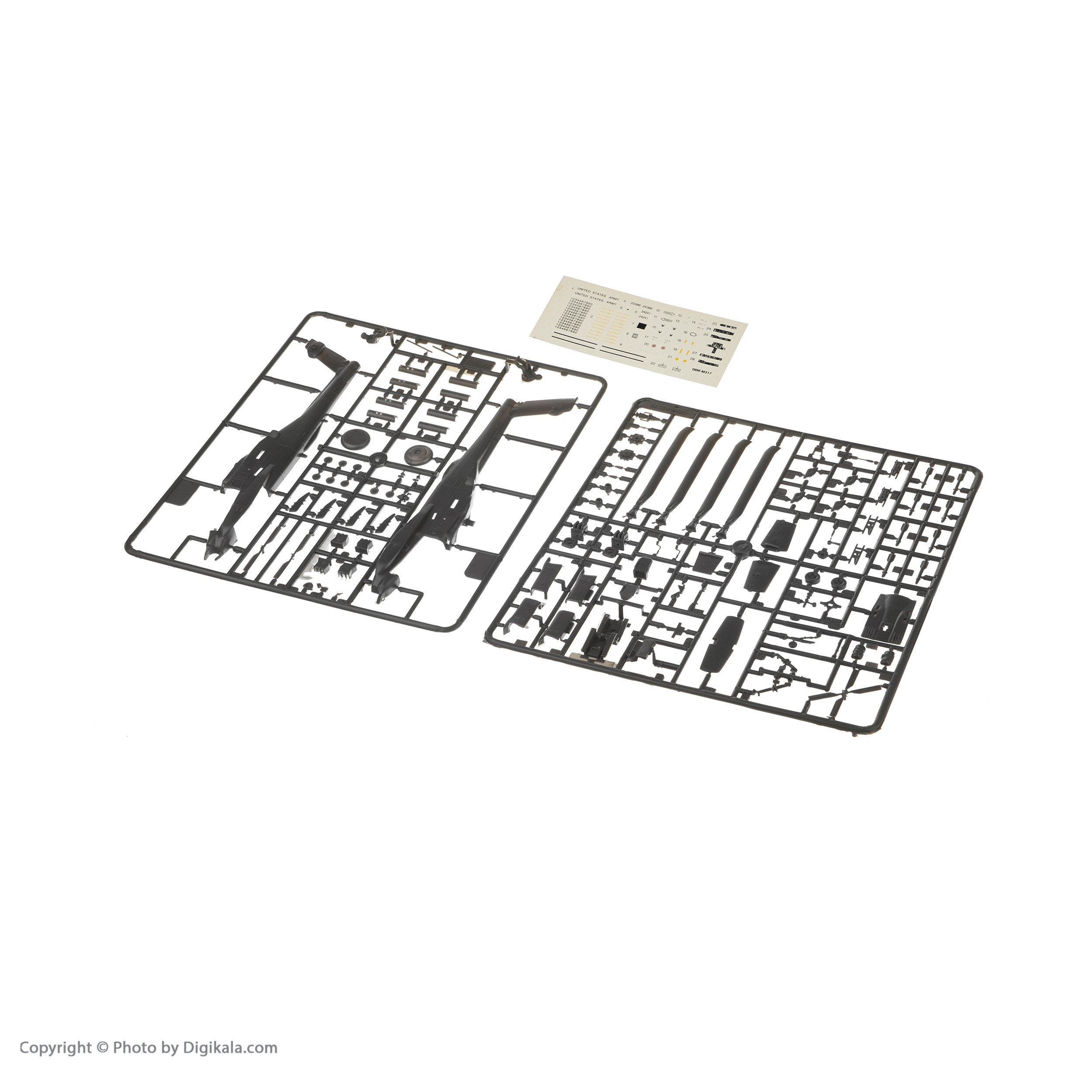 ساختنی کیتک طرح هلی کوپتر جنگنده آپاچی مدل AH-64 کد 3068