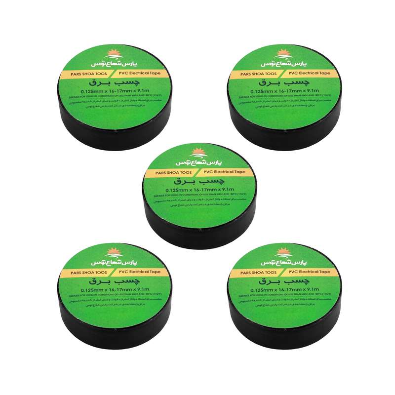 چسب برق پارس شعاع توس مدل PST-BLA بسته 5عددی