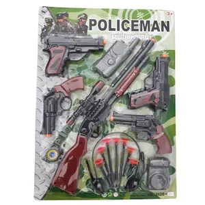 تفنگ بازی مدل POLICEMAN مجموعه ۱۶ عددی