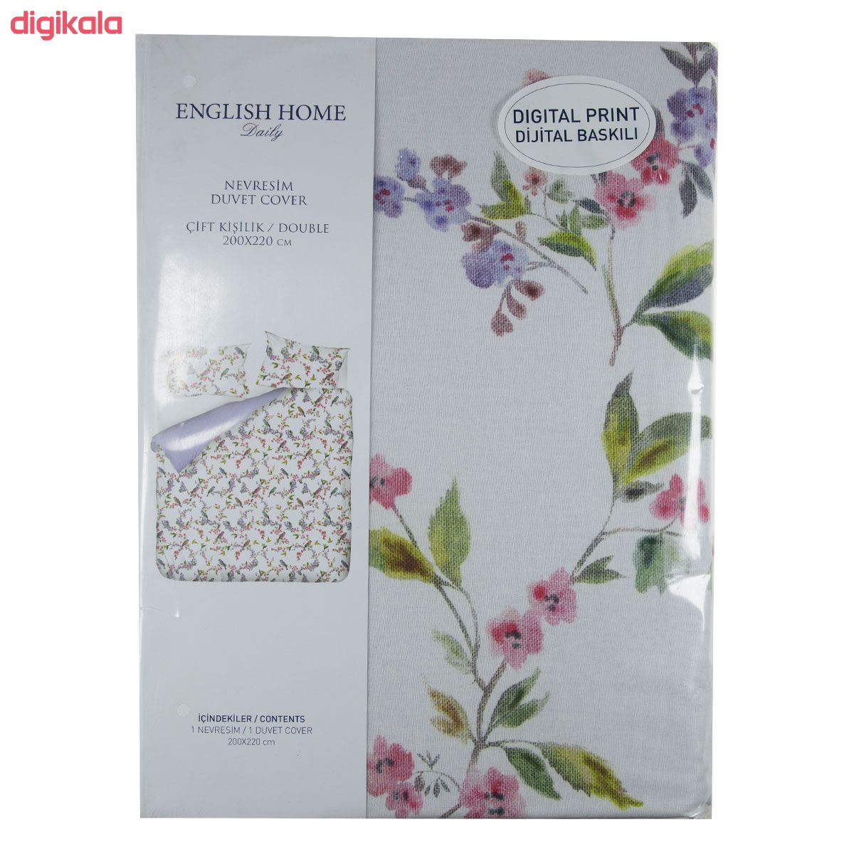 روکش لحاف انگلیش هوم مدل Sprig Birds دو نفره main 1 3
