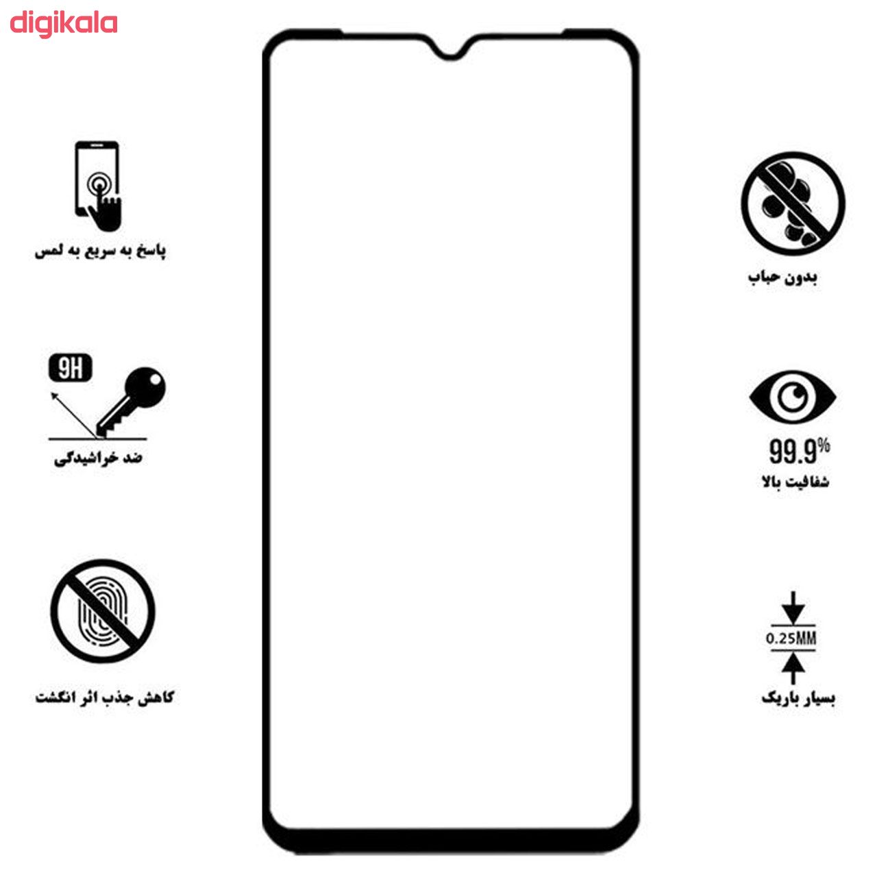 محافظ صفحه نمایش تراستکتور مدل GSS مناسب برای گوشی موبایل OnePlus 7 بسته 2 عددی main 1 4