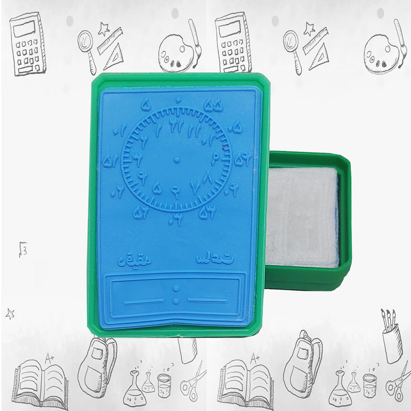 مهر طرح ساعت کد 170085