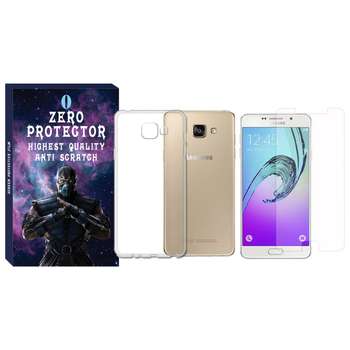 کاور مدل CLZ-001 مناسب برای گوشی موبایل سامسونگ Galaxy A510/A5 2016 به همراه محافظ صفحه نمایش زیرو