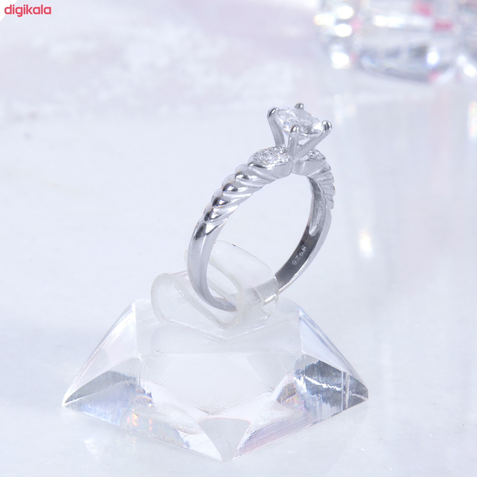 انگشتر نقره زنانه کد AWR_047 main 1 4