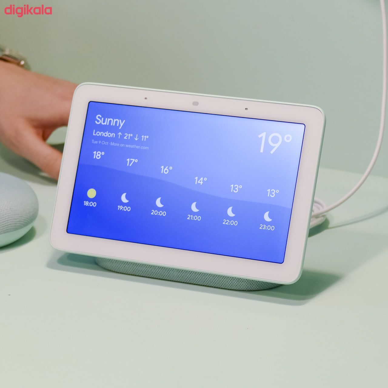 دستیار صوتی گوگل مدل Google Home Hub main 1 8