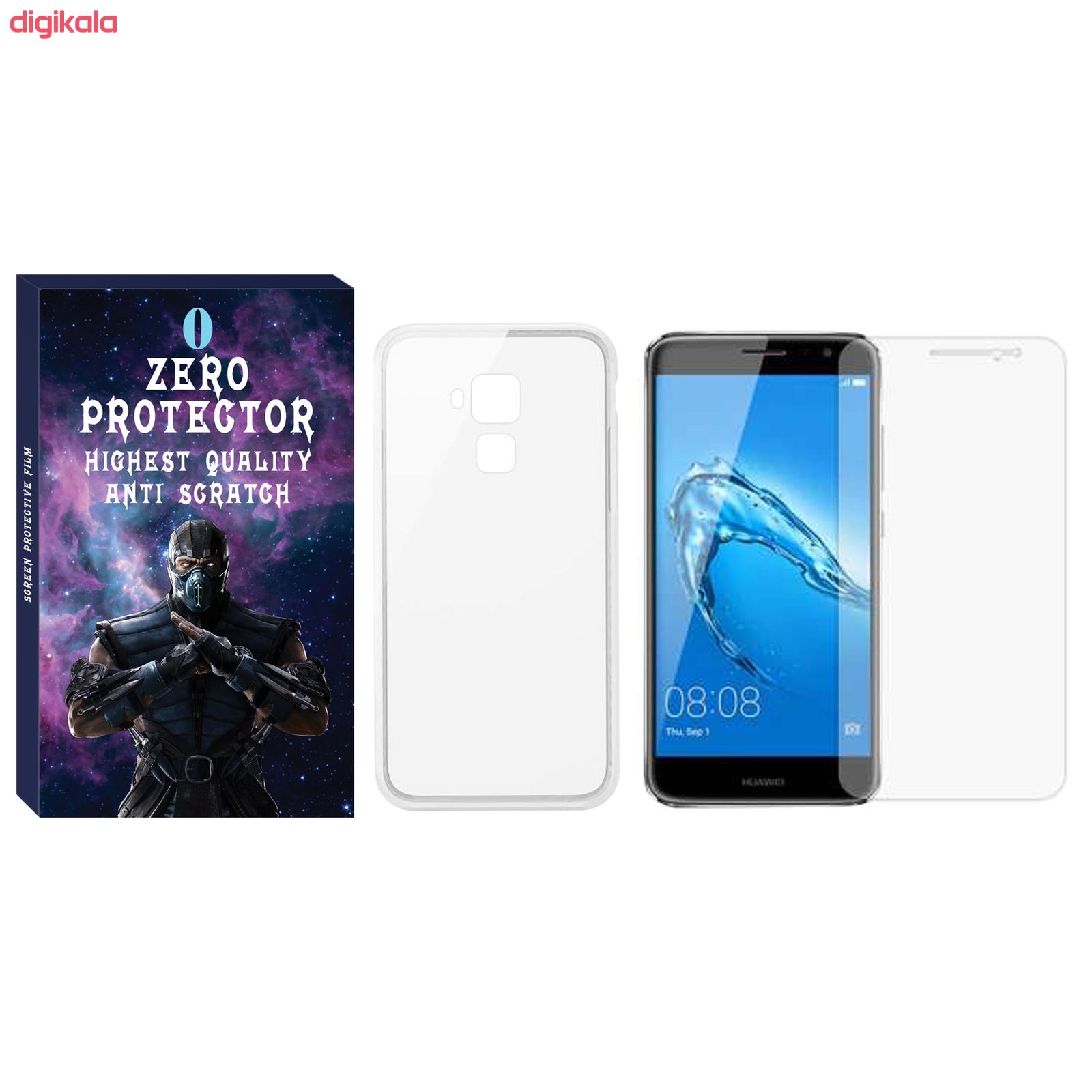 کاور مدل CLZ-001 مناسب برای گوشی موبایل هوآوی Nova Plus به همراه محافظ صفحه نمایش زیرو main 1 1