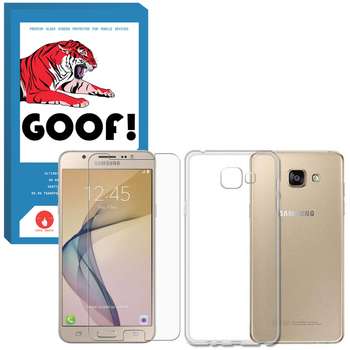 کاور مدل CLR-001 مناسب برای گوشی موبایل سامسونگ Galaxy A5 2016 / A510 به همراه محافظ صفحه نمایش گوف مدل SDG-001