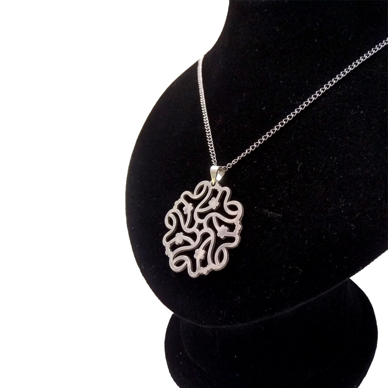 گردنبند نقره زنانه کد 8102 -  - 3