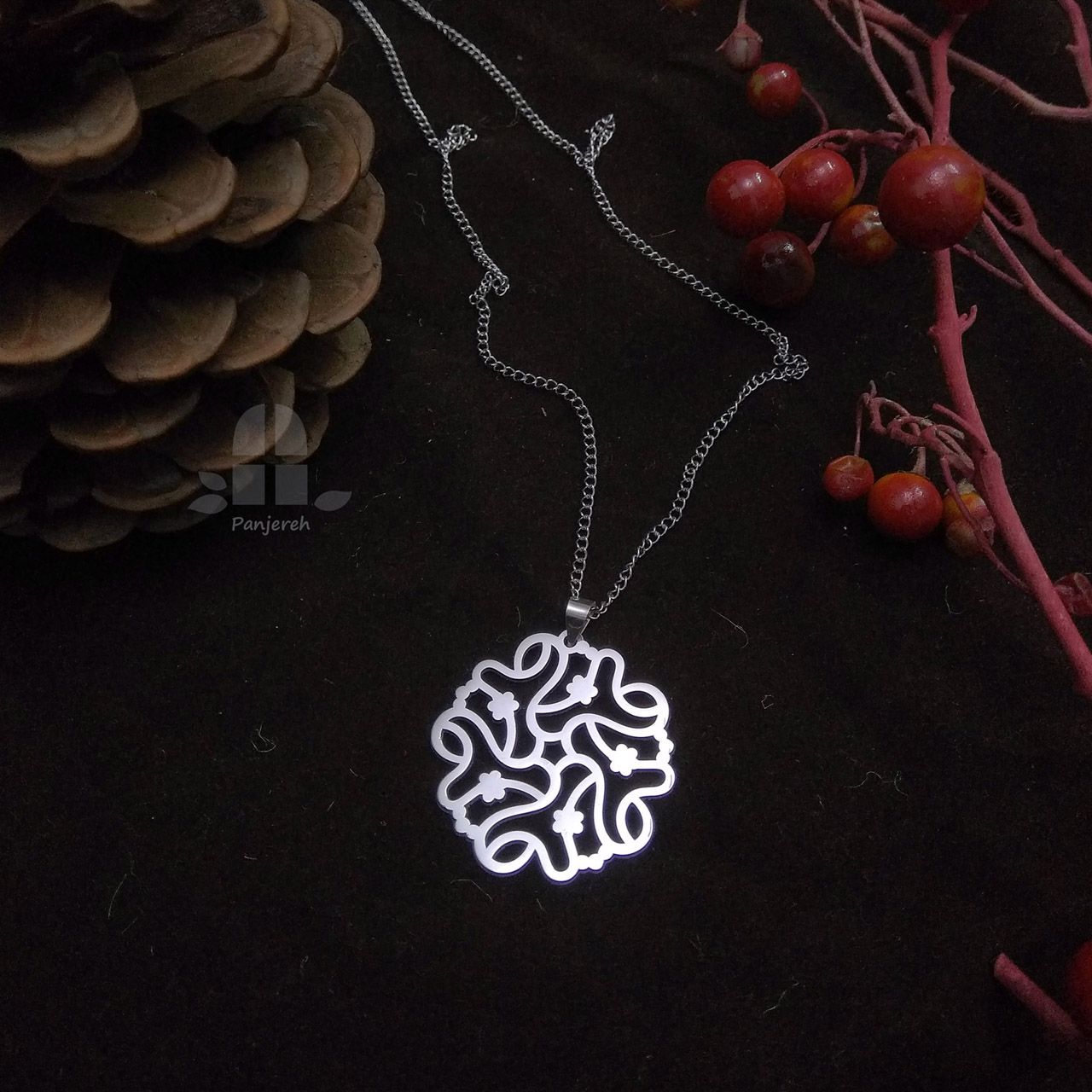گردنبند نقره زنانه کد 8102 -  - 4