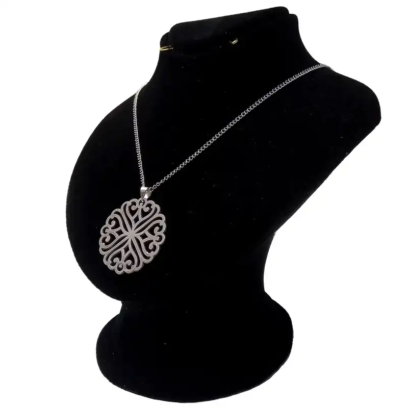 گردنبند نقره زنانه کد 8103