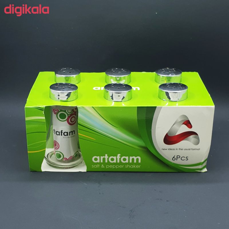 نمکدان آرتافام مدل MHP5389 بسته 6 عددی main 1 2