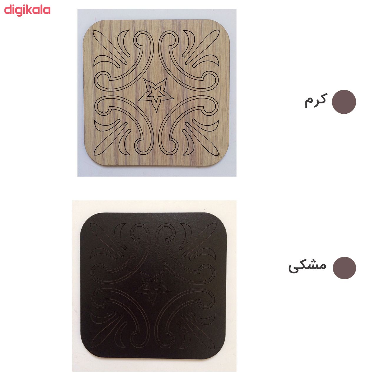 زیر لیوانی مدل 6z005b بسته 6 عددی main 1 3