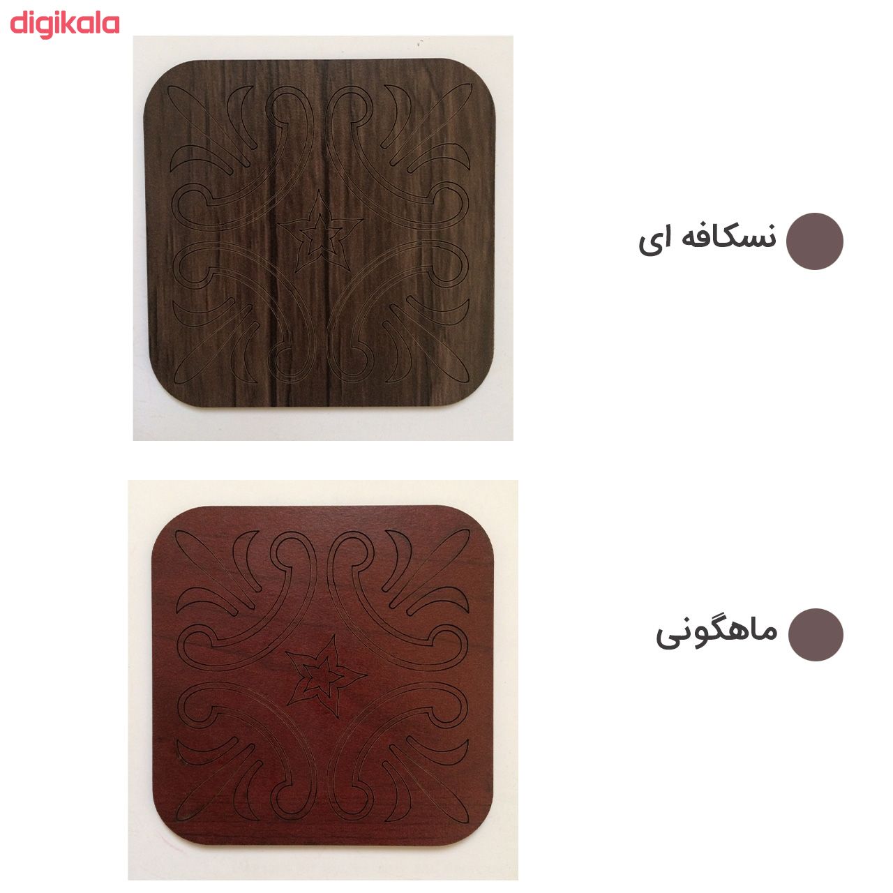 زیر لیوانی مدل 6z005b بسته 6 عددی main 1 4