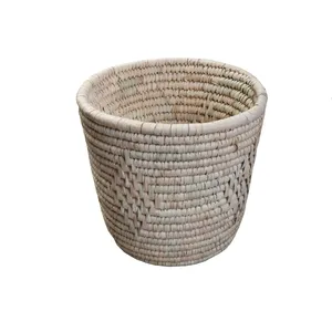سطل زباله حصیربافی کد 9418