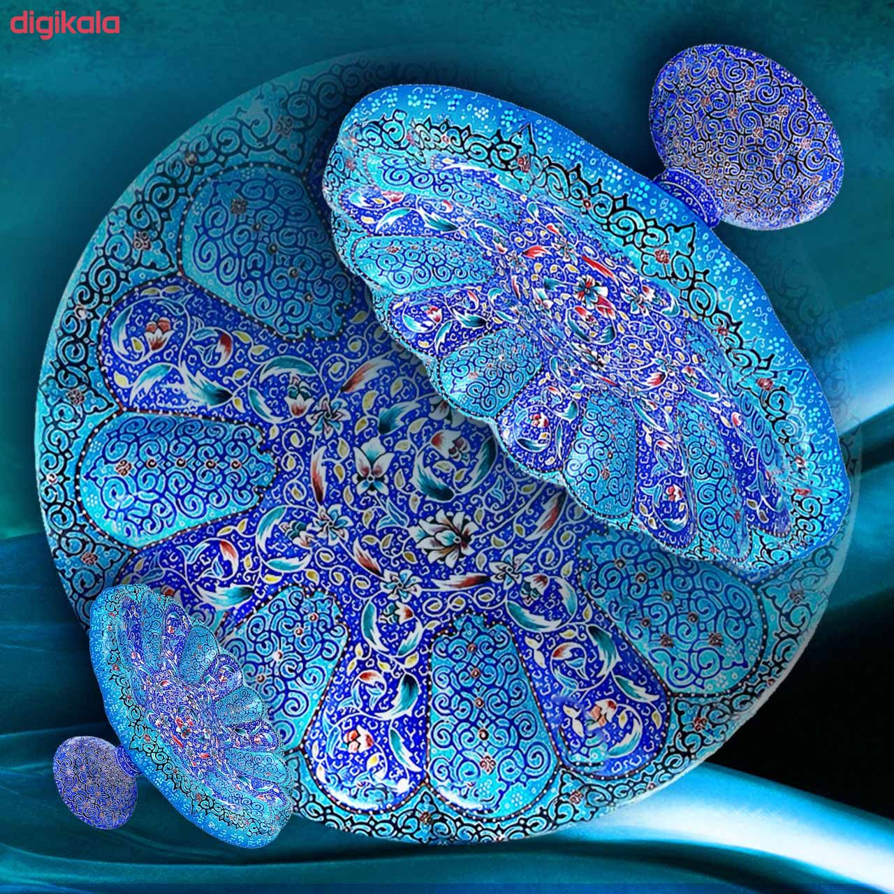 شیرینی خوری میناکاری آسمانی مدل M-Conf 16 main 1 10