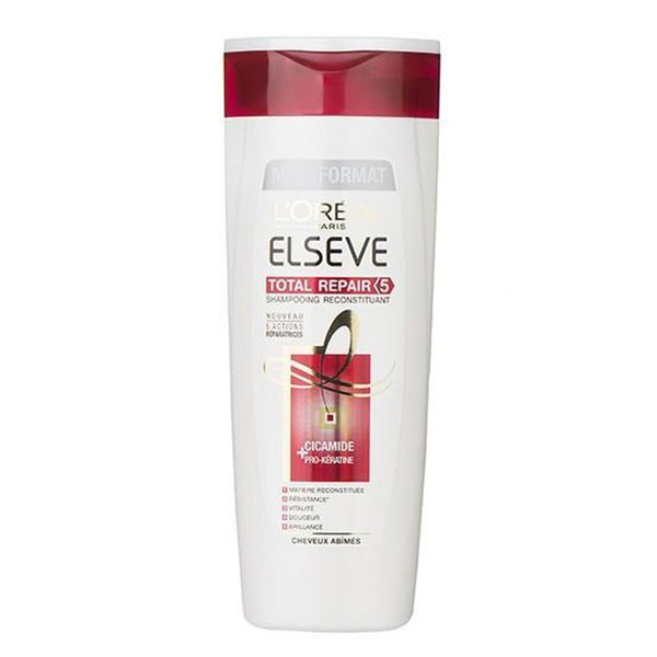 شامپو ترمیم کننده مو لورآل مدل Elseve Total Repair 5 حجم 520 میلی لیتر