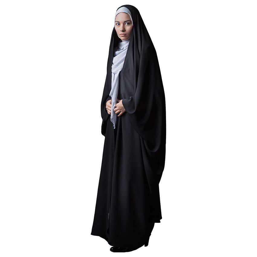 چادر جده حجاب فاطمی مدل عبائی کد Jor 1045 -  - 3