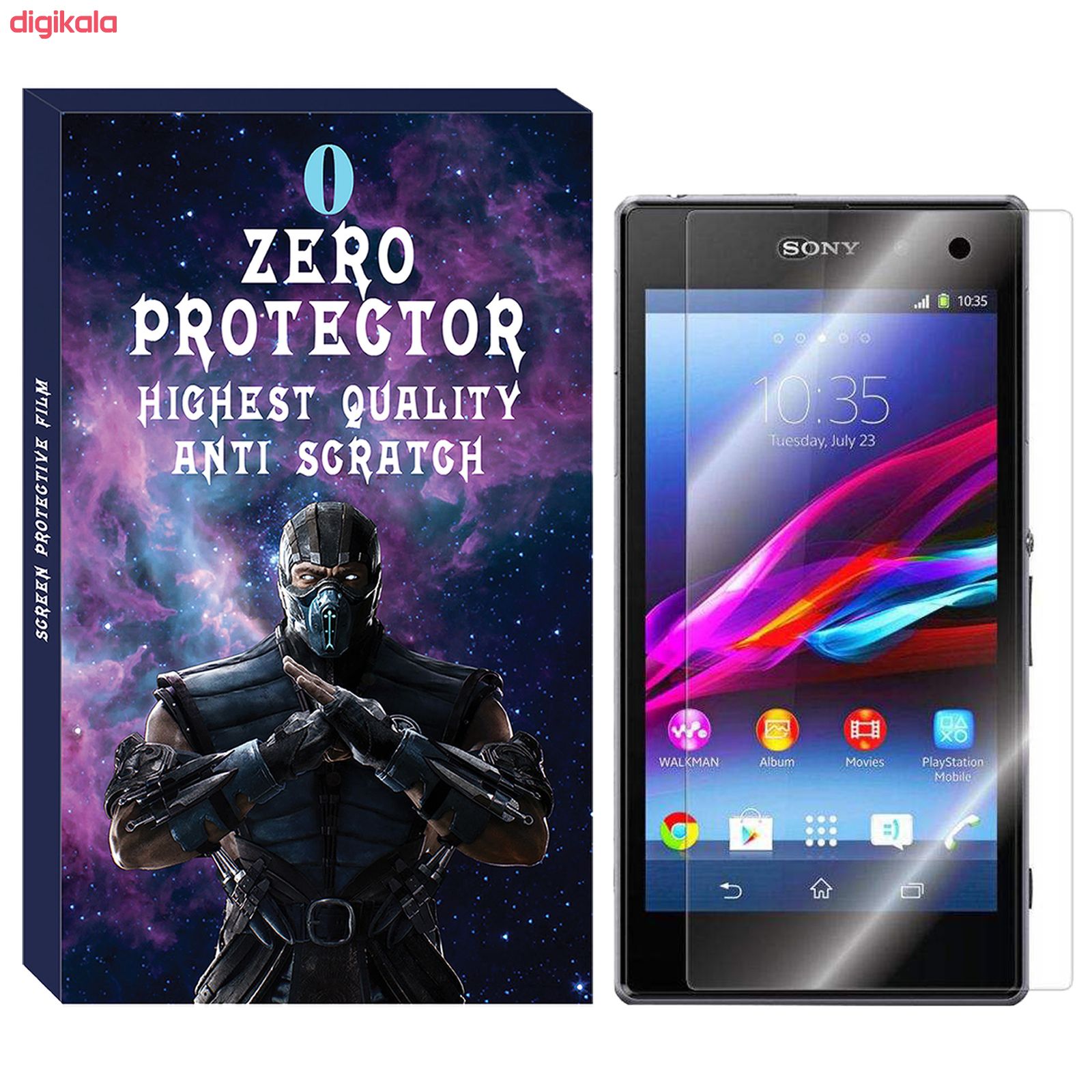 محافظ صفحه نمایش زیرو مدل SDZ-01 مناسب برای گوشی موبایل سونی Xperia Z5 Mini main 1 1