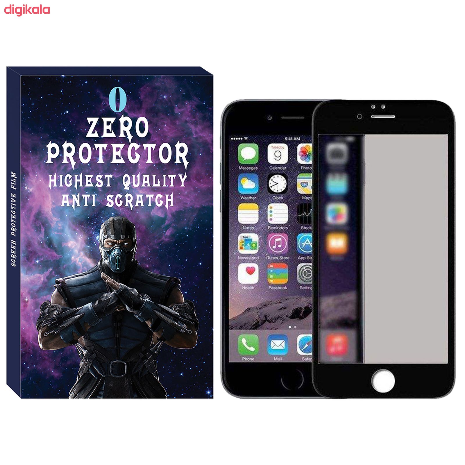 محافظ صفحه نمایش زیرو مدل MTZ-01 مناسب برای گوشی موبایل اپل Iphone 8 بسته 2 عددی main 1 1