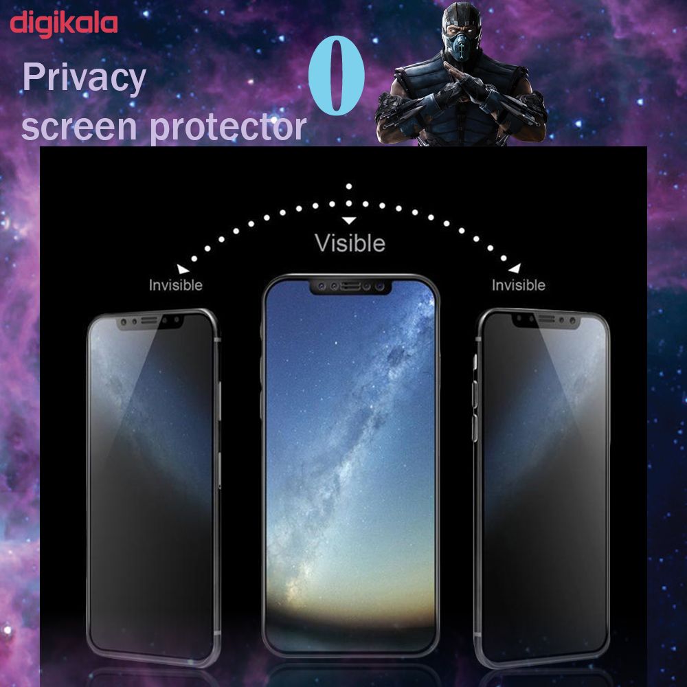 محافظ صفحه نمایش حریم شخصی زیرو مدل PRZ-01 مناسب برای گوشی موبایل اپل Iphone 8 Plus بسته 2 عددی main 1 4