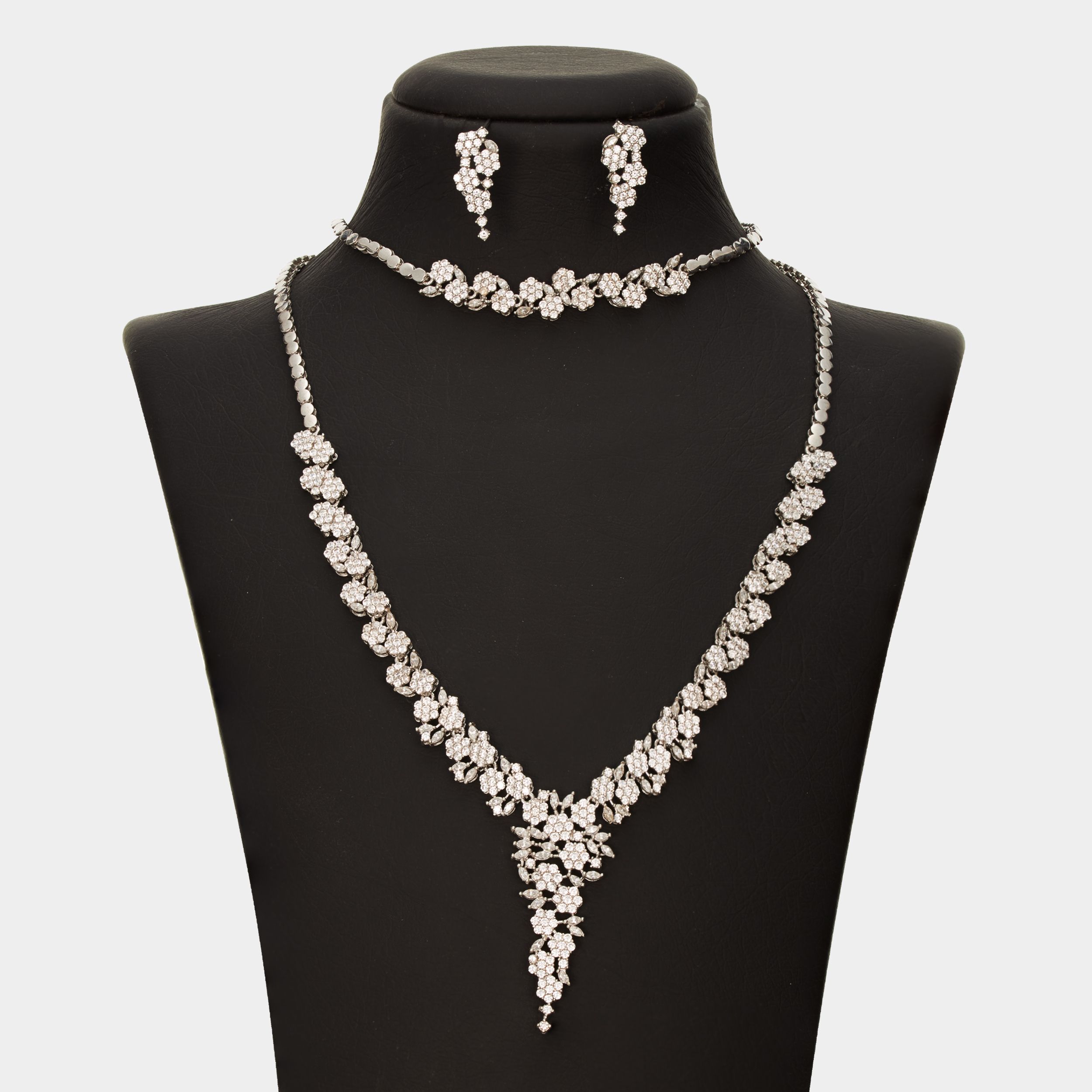 نیم ست نقره زنانه  کد SS-001