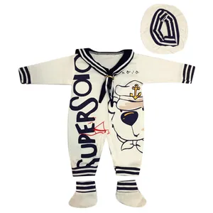 ست 3 تکه لباس نوزاد طرح ملوان کوچک کد 25bld