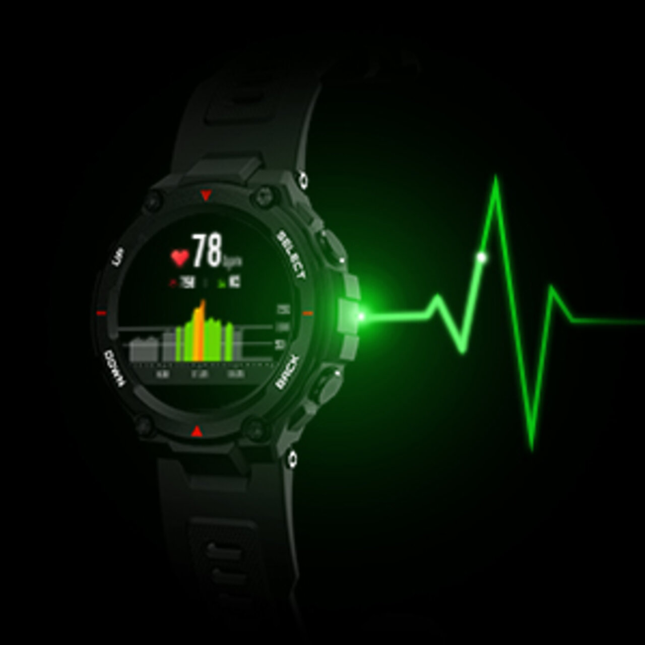 قیمت ساعت هوشمند امیزفیت مدل T-Rex بند سیلیکونی
