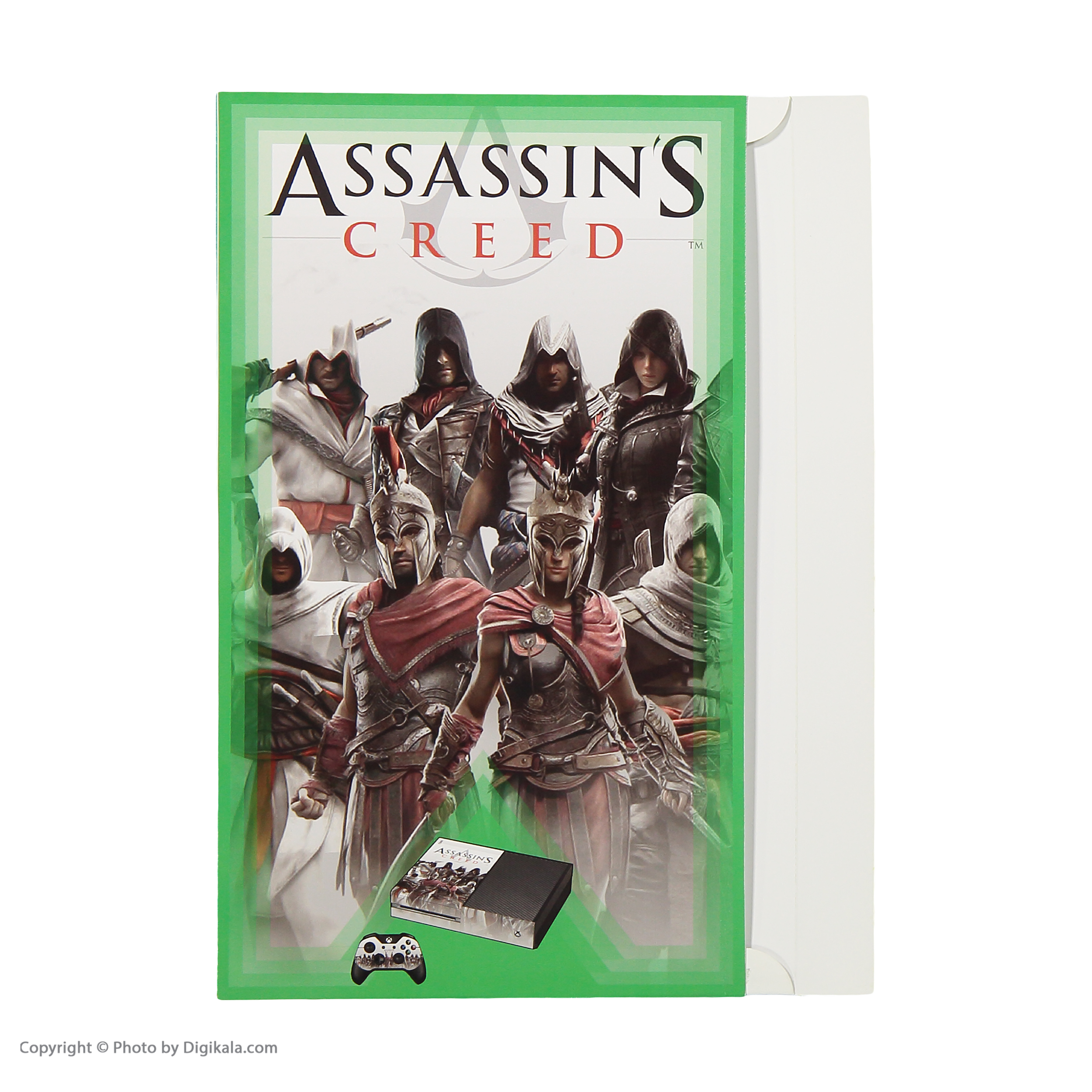 برچسب ایکس باکس وان فت پلی اینفینی مدل Assassin's Creed به همراه برچسب دسته