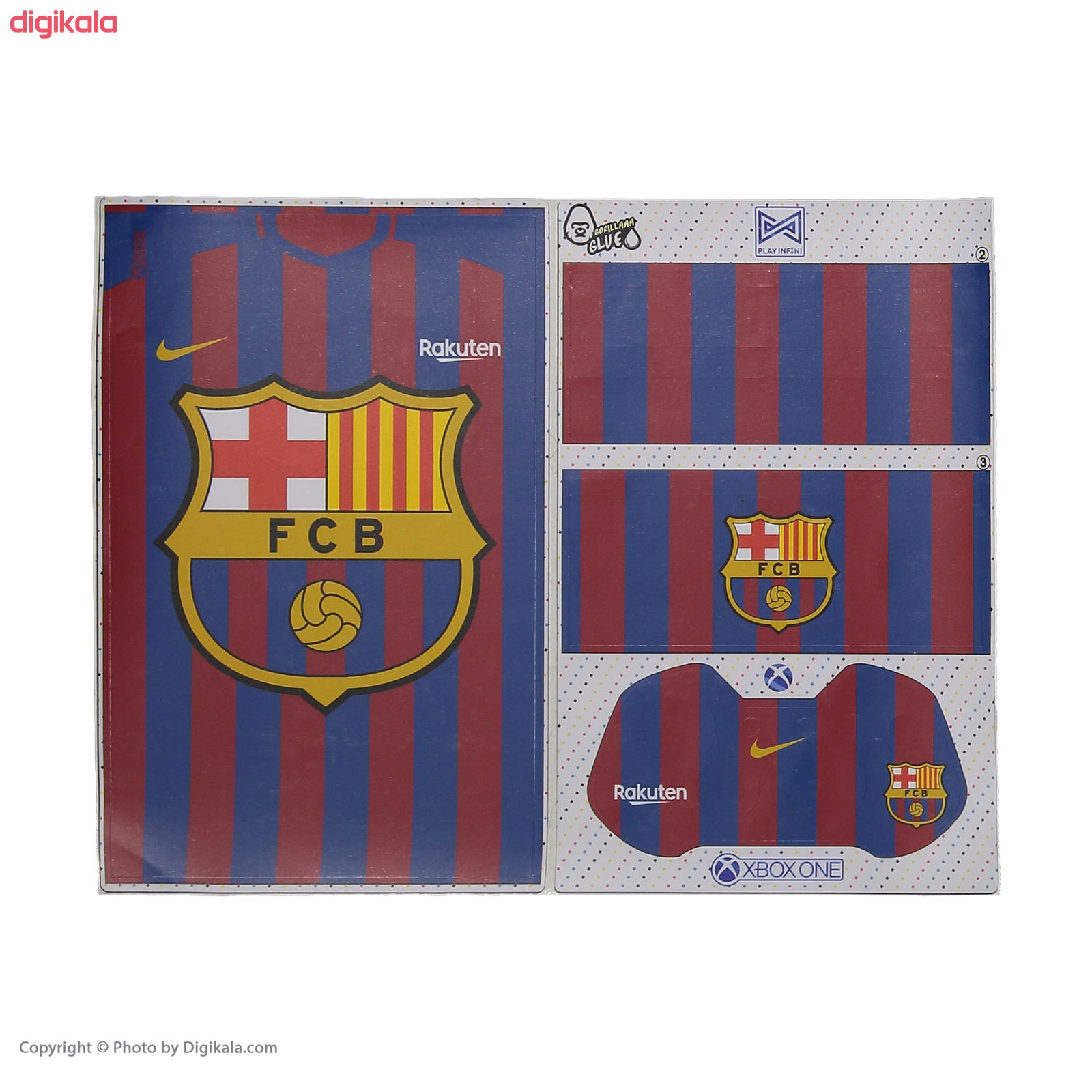 برچسب ایکس باکس وان فت پلی اینفینی مدل FC Barcelona main 1 1