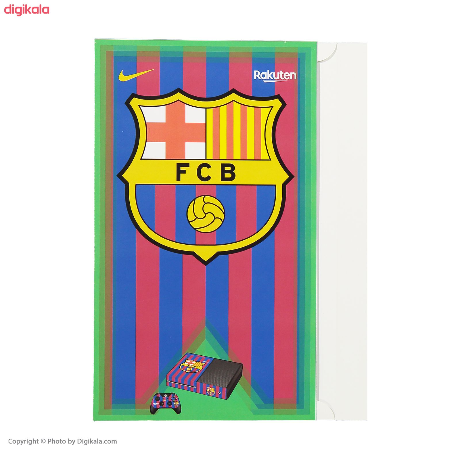 برچسب ایکس باکس وان فت پلی اینفینی مدل FC Barcelona main 1 2