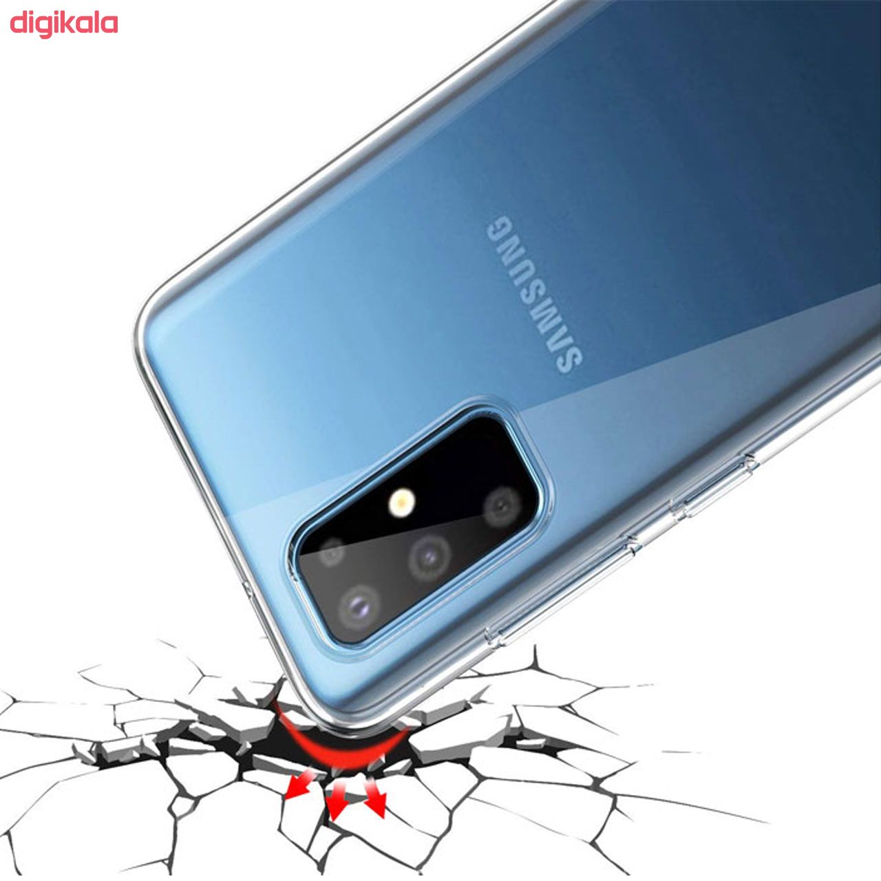 کاور هورس مدل BLK مناسب برای گوشی موبایل سامسونگ Galaxy A71 به همراه محافظ صفحه نمایش هورس مدل UCC main 1 8