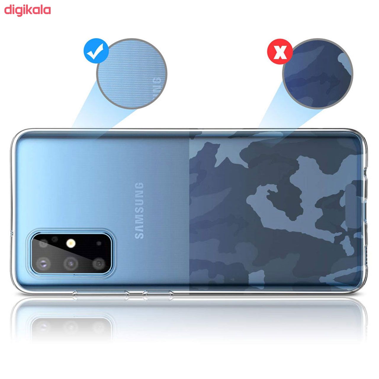کاور هورس مدل BLK مناسب برای گوشی موبایل سامسونگ Galaxy A71 به همراه محافظ صفحه نمایش هورس مدل UCC main 1 11