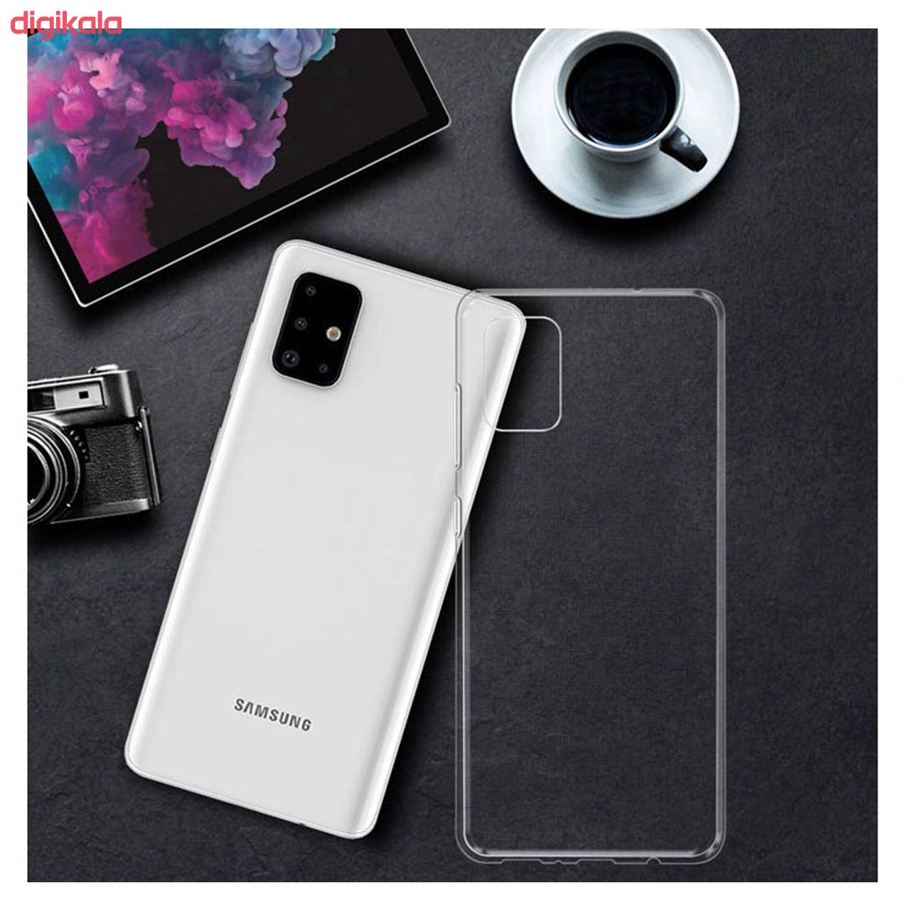 کاور هورس مدل BLK مناسب برای گوشی موبایل سامسونگ Galaxy A71 به همراه محافظ صفحه نمایش هورس مدل UCC main 1 12