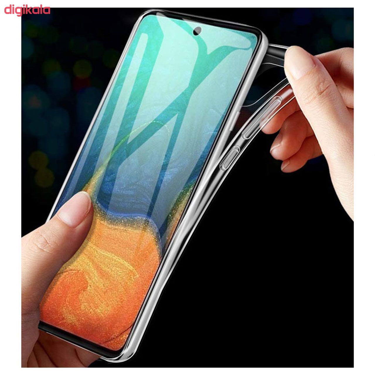 کاور هورس مدل BLK مناسب برای گوشی موبایل سامسونگ Galaxy A71 به همراه محافظ صفحه نمایش هورس مدل UCC main 1 14