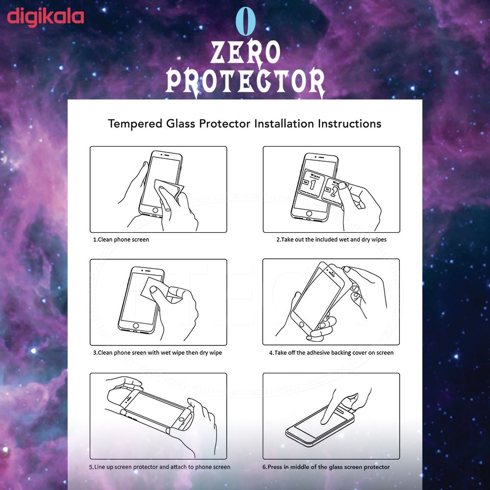 محافظ صفحه نمایش زیرو مدل SDZ-01 مناسب برای گوشی موبایل شیائومی Mi Max 2 بسته 2 عددی main 1 4