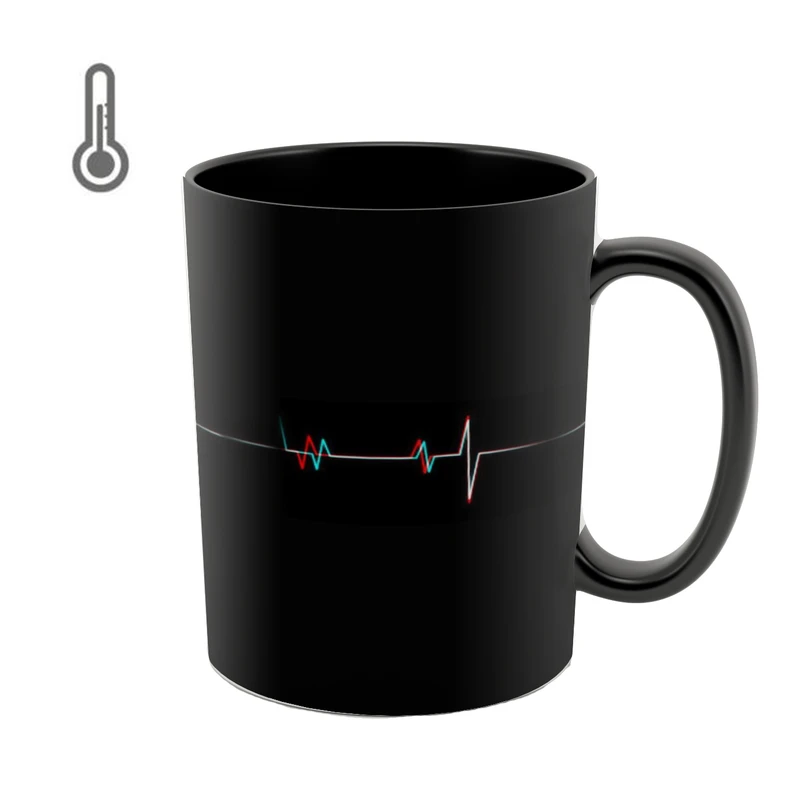 ماگ حرارتی طرح ضربان قلب