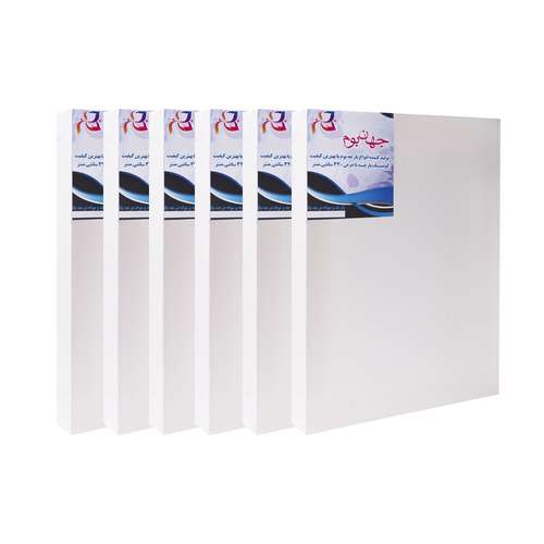  بوم نقاشی جهان بوم مدل DIP-6 سایز 70*100 سانتی متر بسته 6 عددی