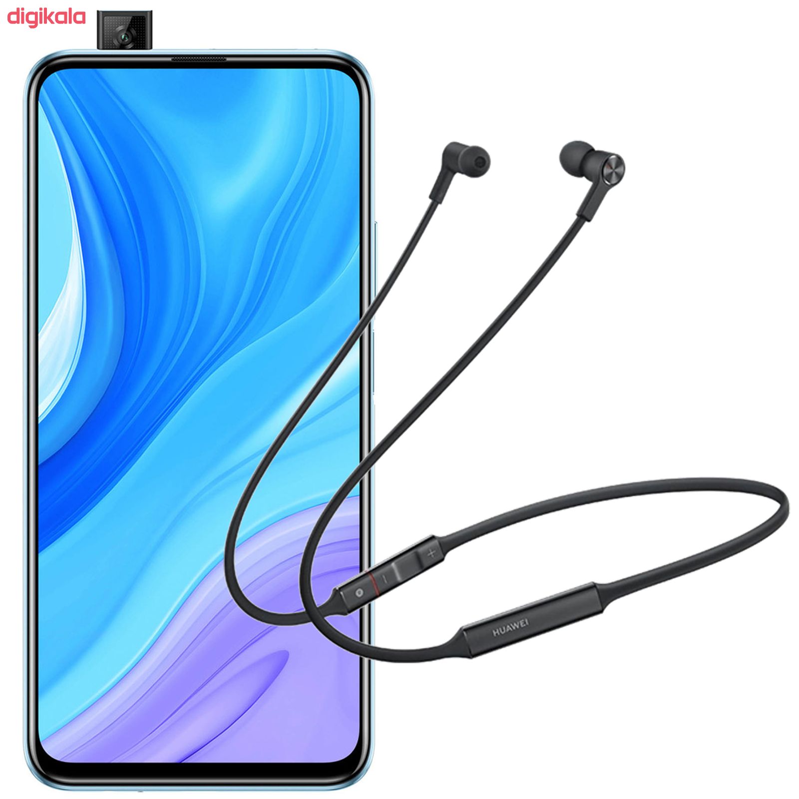 گوشی موبایل هوآوی مدل Y9s STK-L21 دو سیم کارت ظرفیت 128 گیگابایت به همراه هدفون هوآوی مدل FreeLace main 1 11