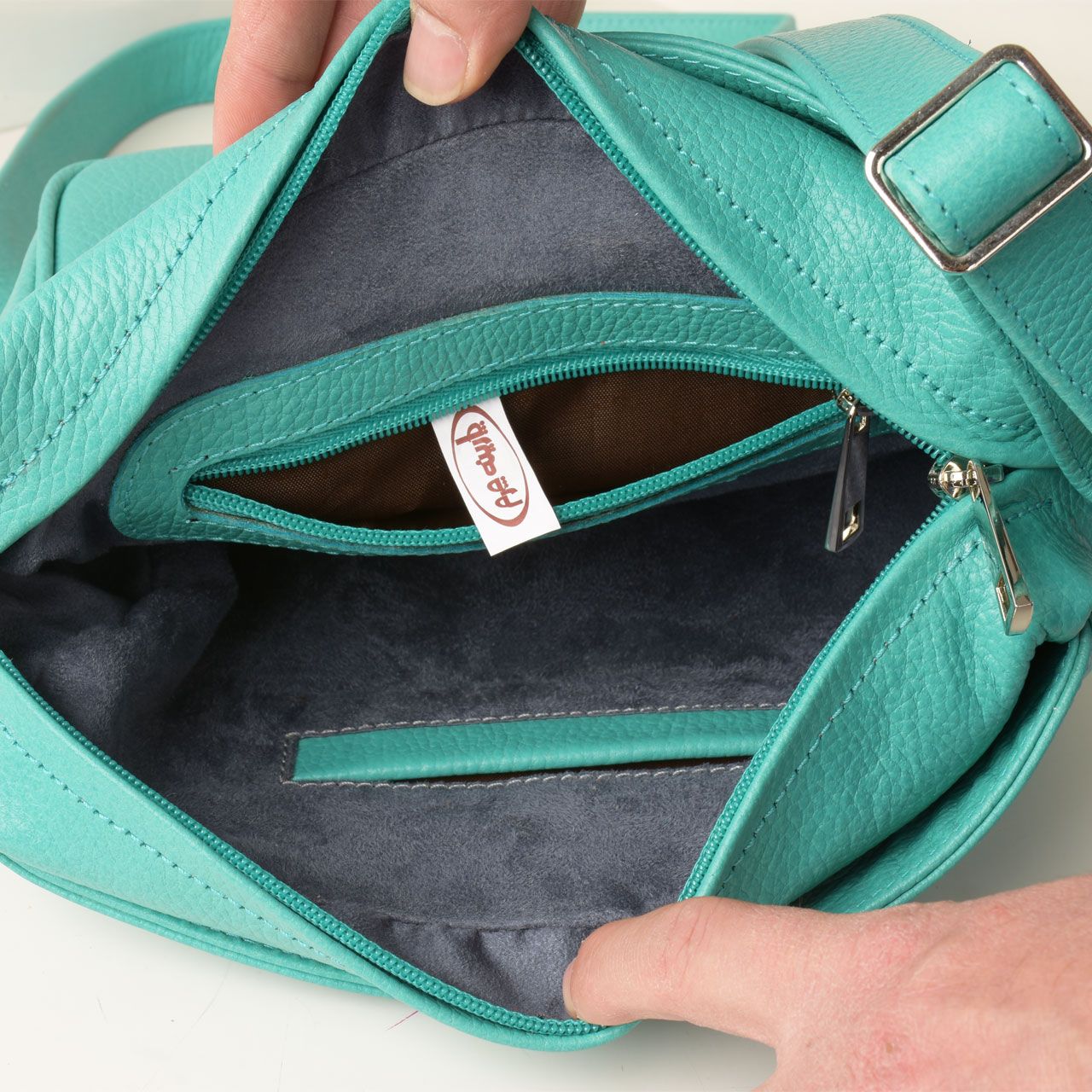 کیف دوشی زنانه پارینه چرم مدل V186-6 -  - 6