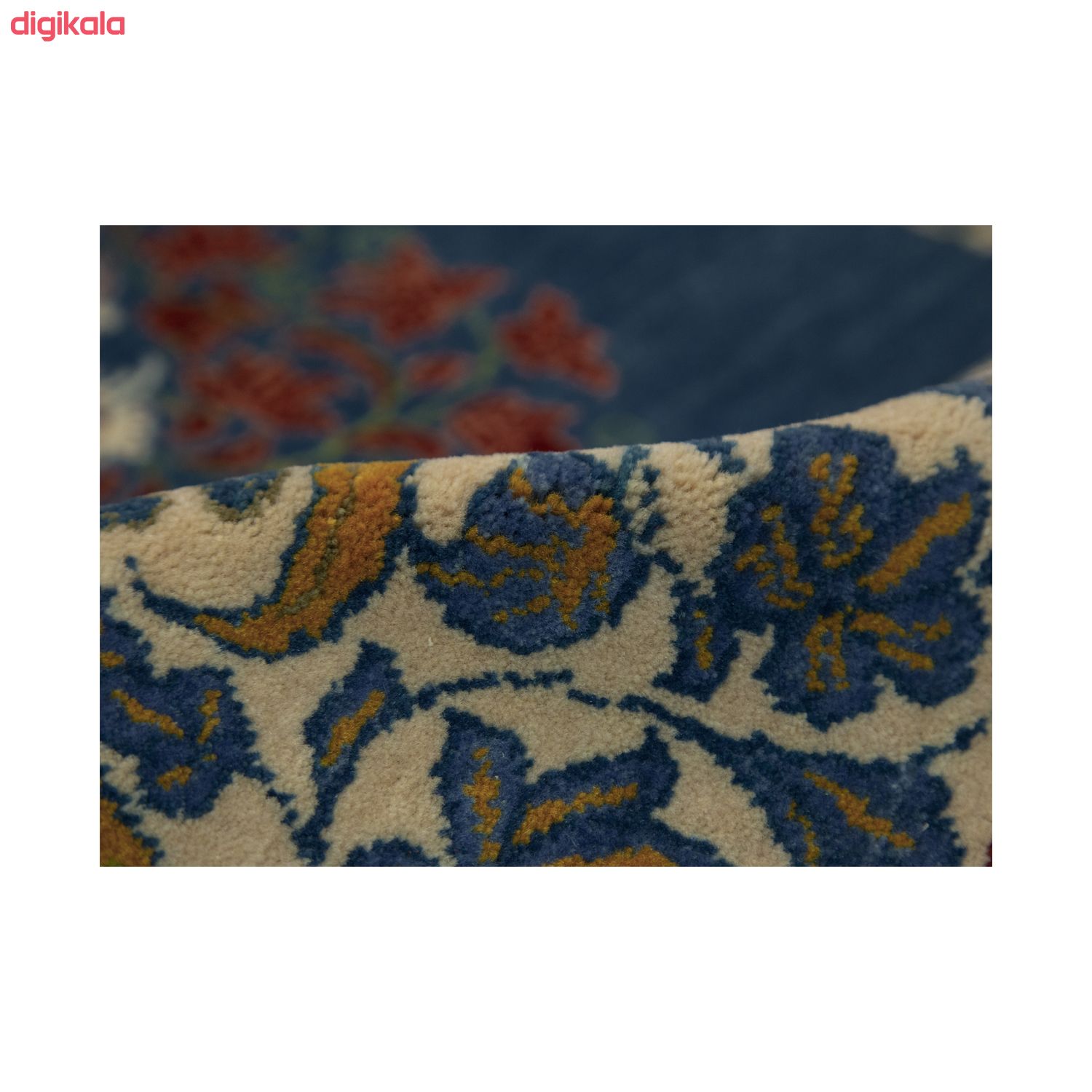 فرش دستباف چهارمتری طرح ترنج دار کد 121306 main 1 1