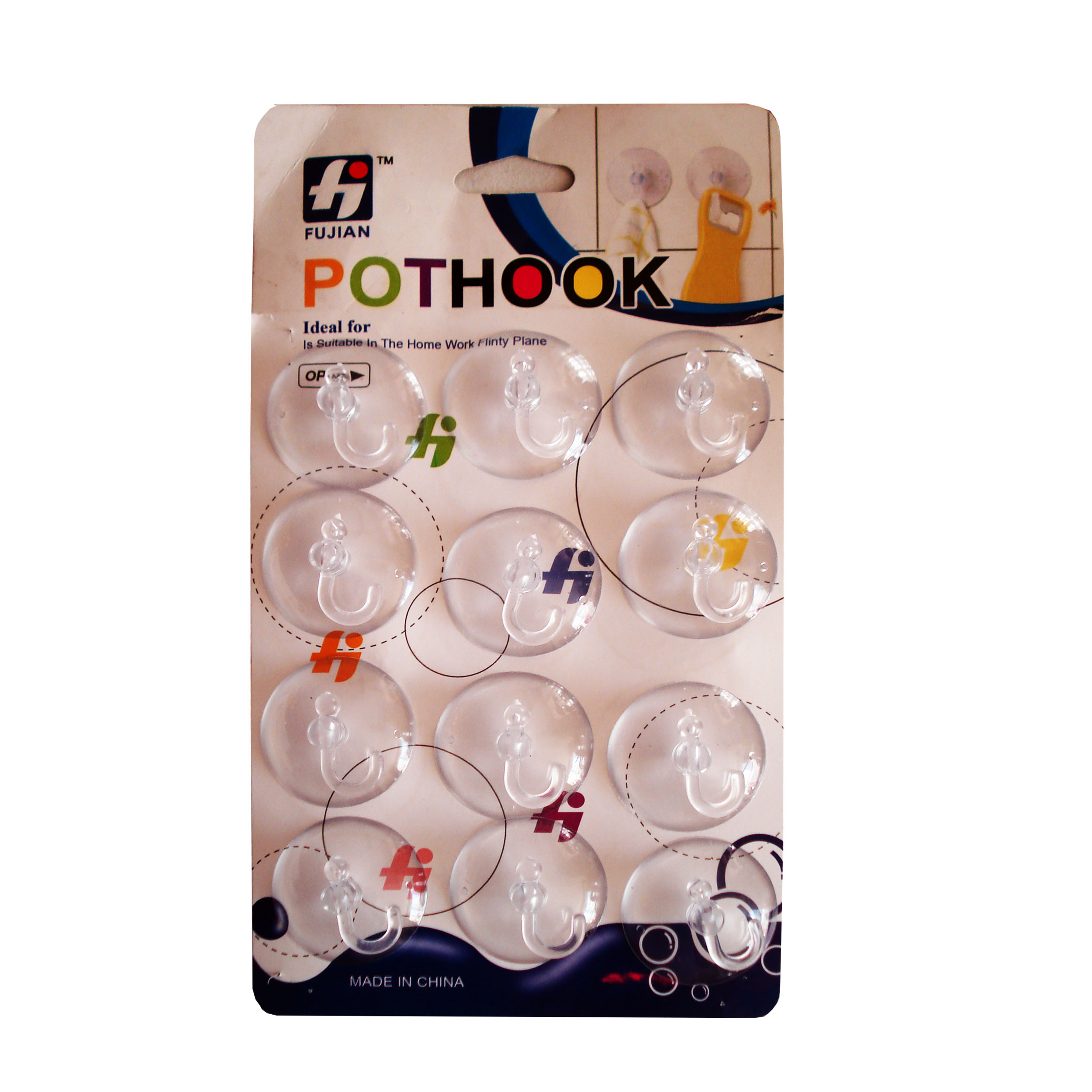 آویز حوله فوجیان مدل JMD-1000 بسته 12 عددی