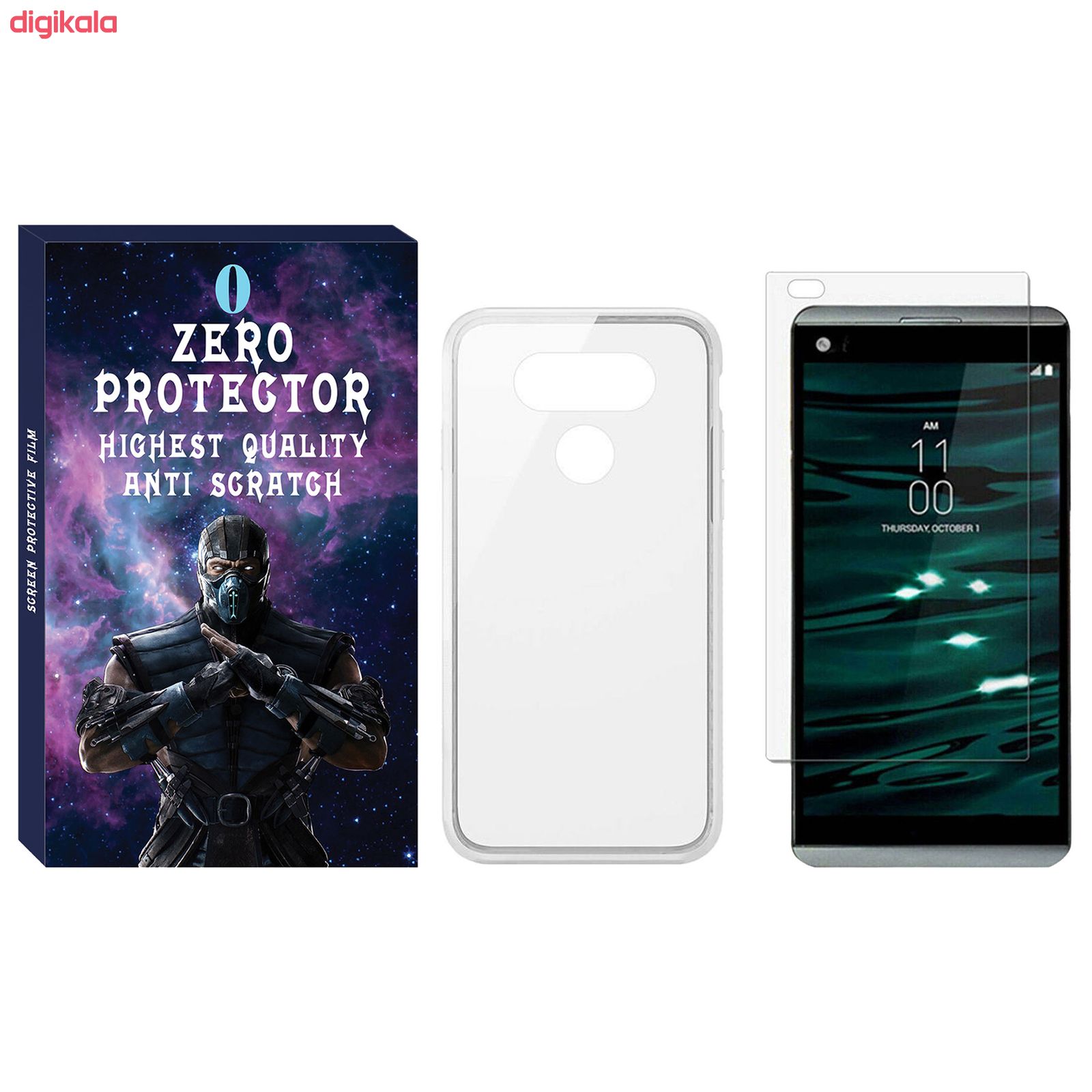 کاور مدل CLZ-001 مناسب برای گوشی موبایل ال جی V20 به همراه محافظ صفحه نمایش زیرو main 1 1