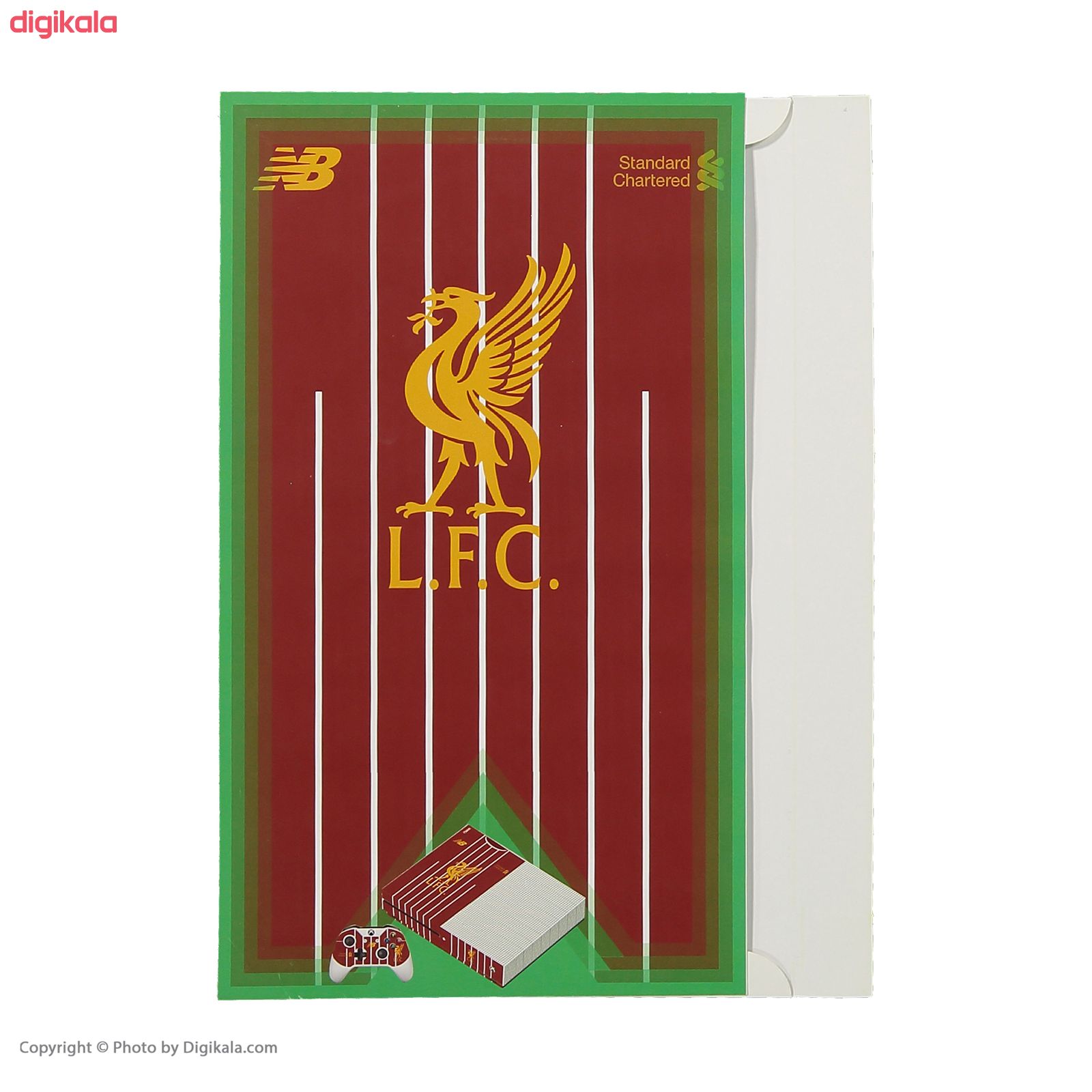 برچسب ایکس باکس وان اس پلی اینفینی مدل Liverpool FC به همراه برچسب دسته