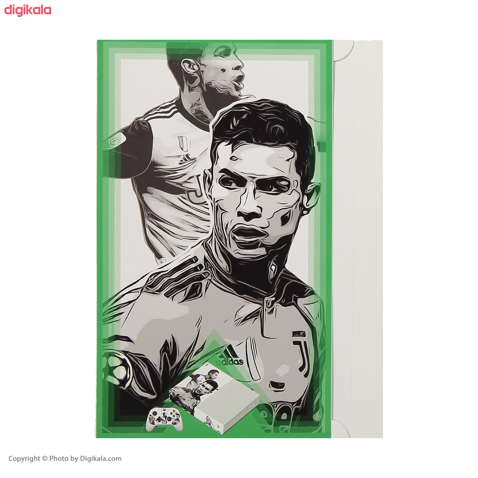 برچسب ایکس باکس وان اس پلی اینفینی مدلCristiano Ronaldo 01 به همراه برچسب دسته